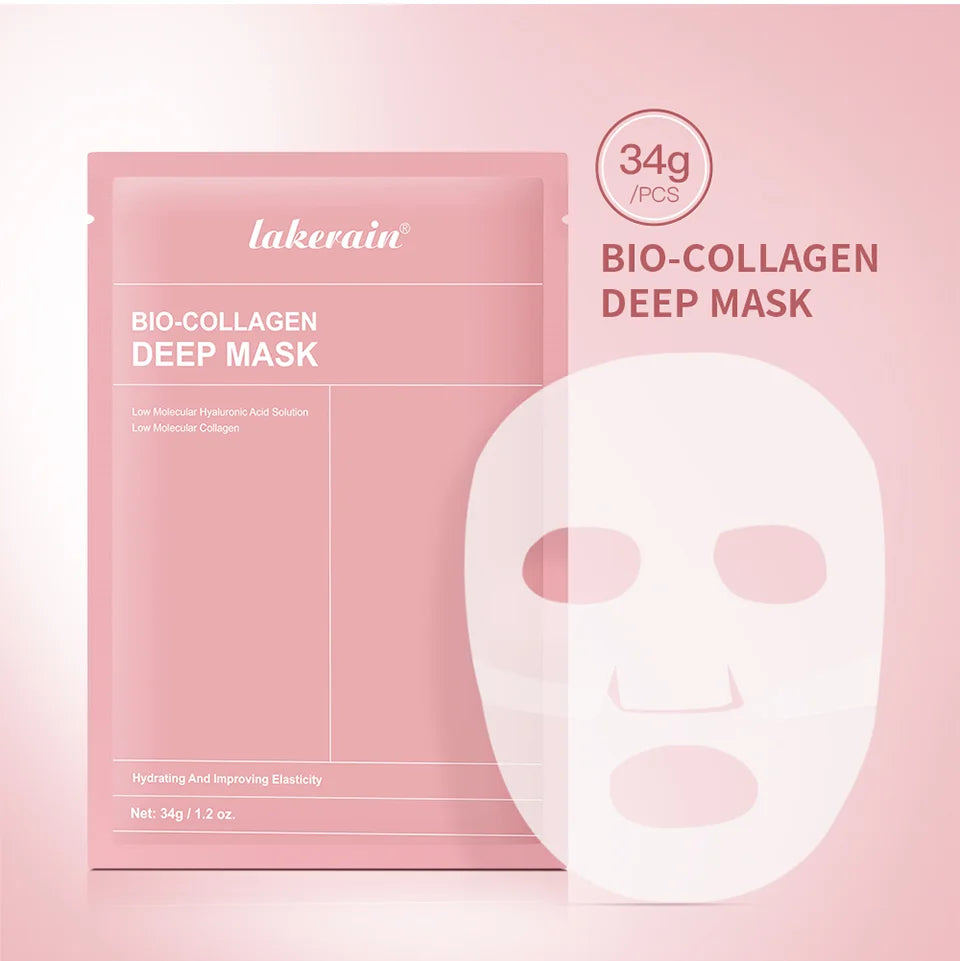 Masque Visage Bio-Collagène Nuit – Hydratation Profonde, Rétrécissement des Pores & Éclat | Soin Overnight Repulpant