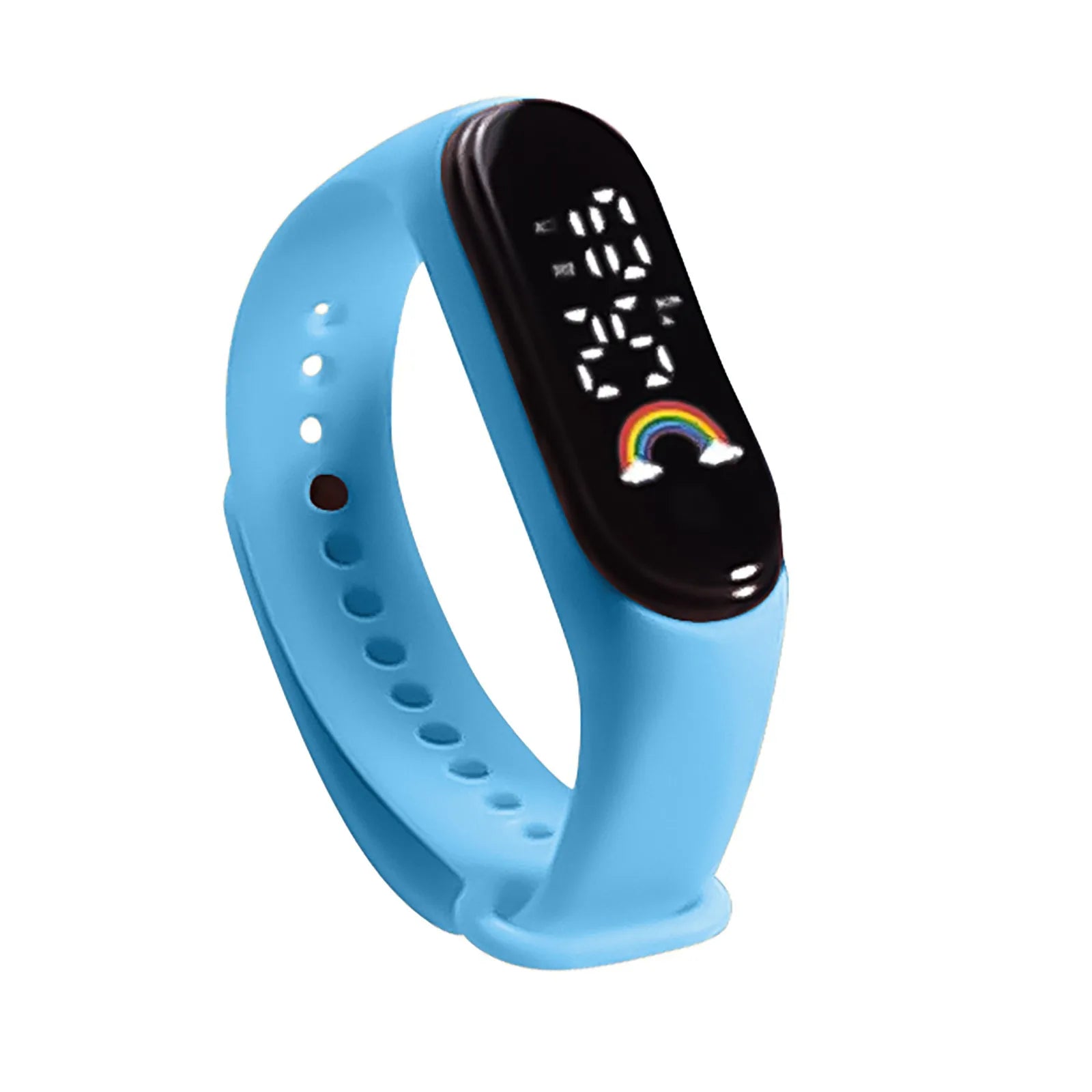 Montre Enfant Fille Garçon LED Tactile Sport – Bracelet Électronique Étanche Tendance 2025