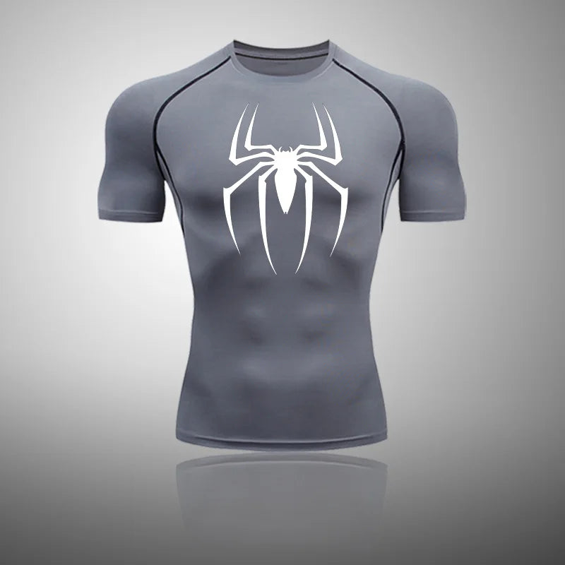 T-Shirt Sport Homme Élastique Séchage Rapide – Col Rond | Musculation, Running & Fitness | Respirant & Gainant