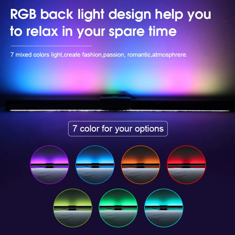Barre LED Moniteur – Lampe Bureau Dimmable Accroche Écran | Éclairage Laptop & Office Sans Éblouissement