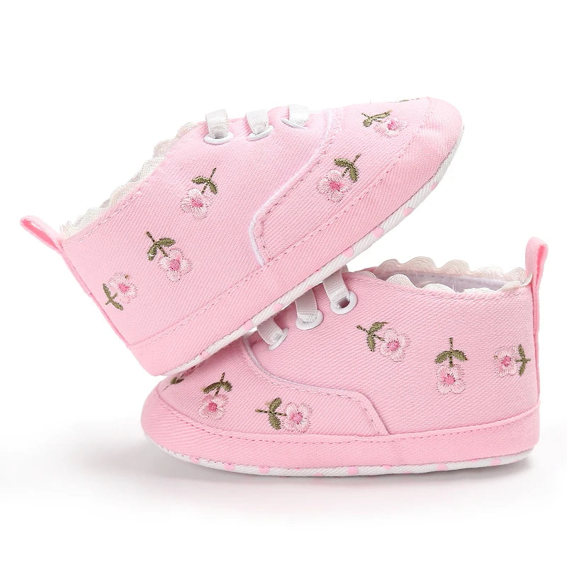Chaussures Bébé Fille Rose Semelle Souple – Ballerines Légères Confortables Premiers Pas Casual