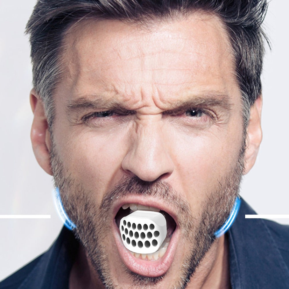 Exerciseur Mâchoire Silicone – Tonifiant Visage & Cou | Anti-Double Menton | Balle Fitness Facial | Soin Beauté Sculptant