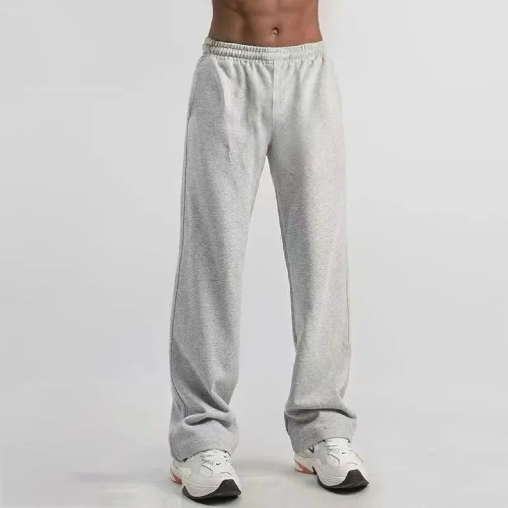 Jogging Homme Jambe Droite Y2K Rétro Loose Fit Hip Hop Casual Grandes Poches – Pantalon Streetwear Confortable Tendance | Mode Homme Urban