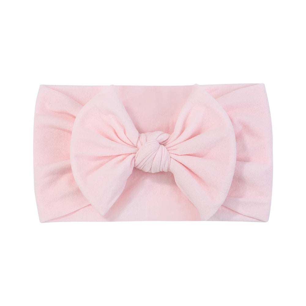 Bandeau Nœud Bébé Fille Élastique Large – Turban Headband Accessoire Cheveux 48 Couleurs