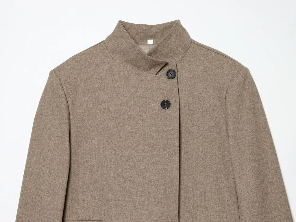 Blazer Femme Élégant Printemps 2026 – Veste Légère Style Street Voyage & Vacances | Tendance Jeune