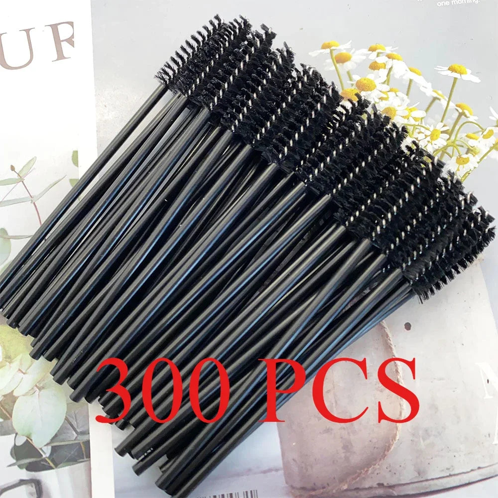 Brosses Mascara & Extension Cils – Lot 150 ou 300 Pcs | Spoolies Sourcils & Maquillage