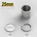 Anneaux Porte-Clés Acier Inoxydable 25/30mm — Lot 10/30 pcs DIY Bijoux Porte-Clés