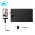 Huion HS610 Tablette Graphique 10x6.25'' – 28 Touches Express, Stylet 8192 Niveaux Sans Pile | Android, MacBook, PC