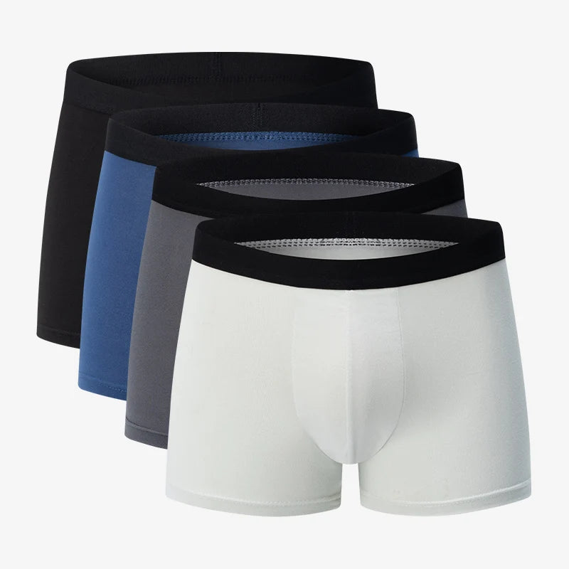 Pack 4 Boxers Homme Imprimés Taille US/EU Confortables Fashion Slip Short de Bain Oversize Sous-Vêtements Premium Multicolore – Pack 4 Boxers Premium Imprimés | Mode Homme Sous-Vêtements Premium
