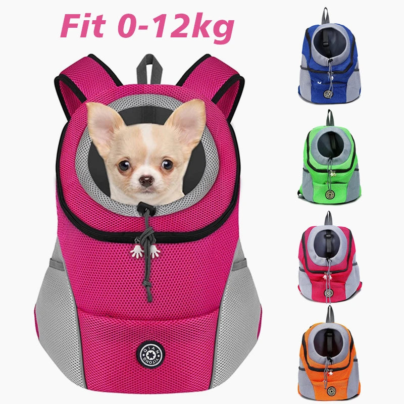 Sac à Dos Transport Chien Chat Randonnée – Respirant Réglé Bandes Réfléchissantes Sécurité