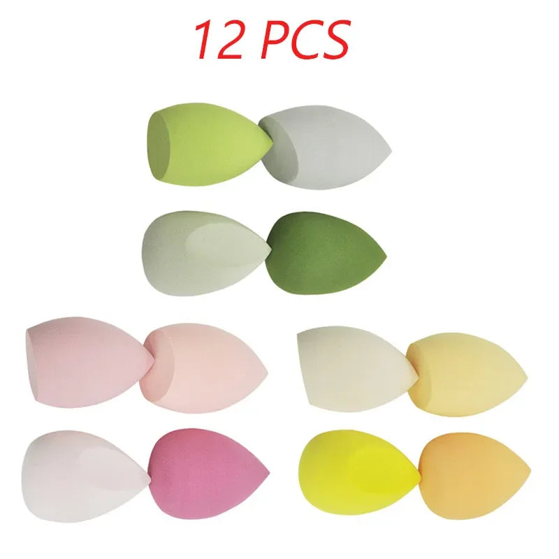 Lot 4 Éponges Maquillage Blender Puff – Fond de Teint, Poudre & Correcteur | Application Douce & Uniforme | Accessoire Beauté