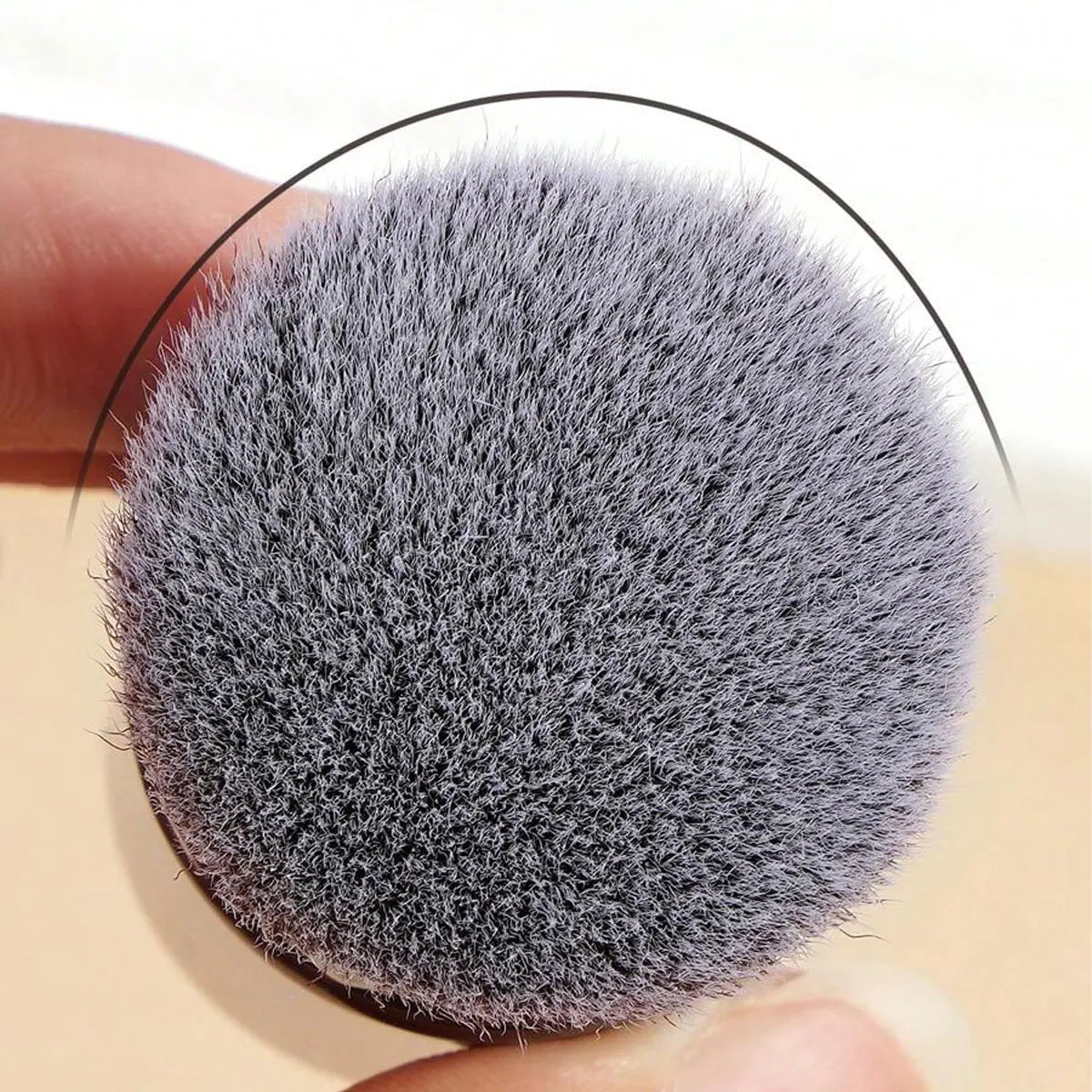Pinceau Rétractable Professionnel Visage – Blush, Fond de Teint & Poudre Libre | Poils Synthétiques Ultra-Doux