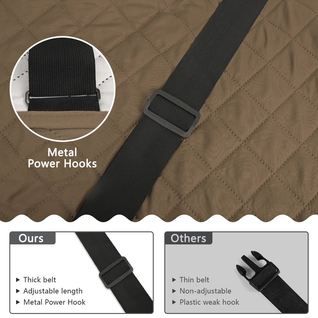 Housse Canapé Matelassée Imperméable Antidérapant Sangles Élastiques – Protège Canapé Lavable Enfants & Animaux | Déco Maison