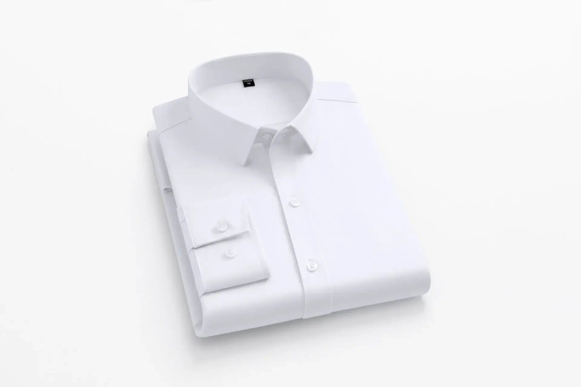 Chemise Homme Manches Longues Élastique Col Mao Sans Repassage – Tenue Professionnelle Business Dress Élégante | Mode Homme Premium