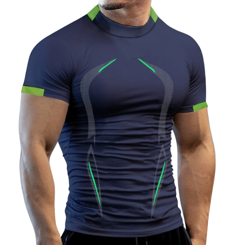 T-Shirt Homme Gym Séchage Rapide Respirant Jogging Training Fitness Running Été Léger Confortable | Tee Shirt Sport Séchage Rapide Premium