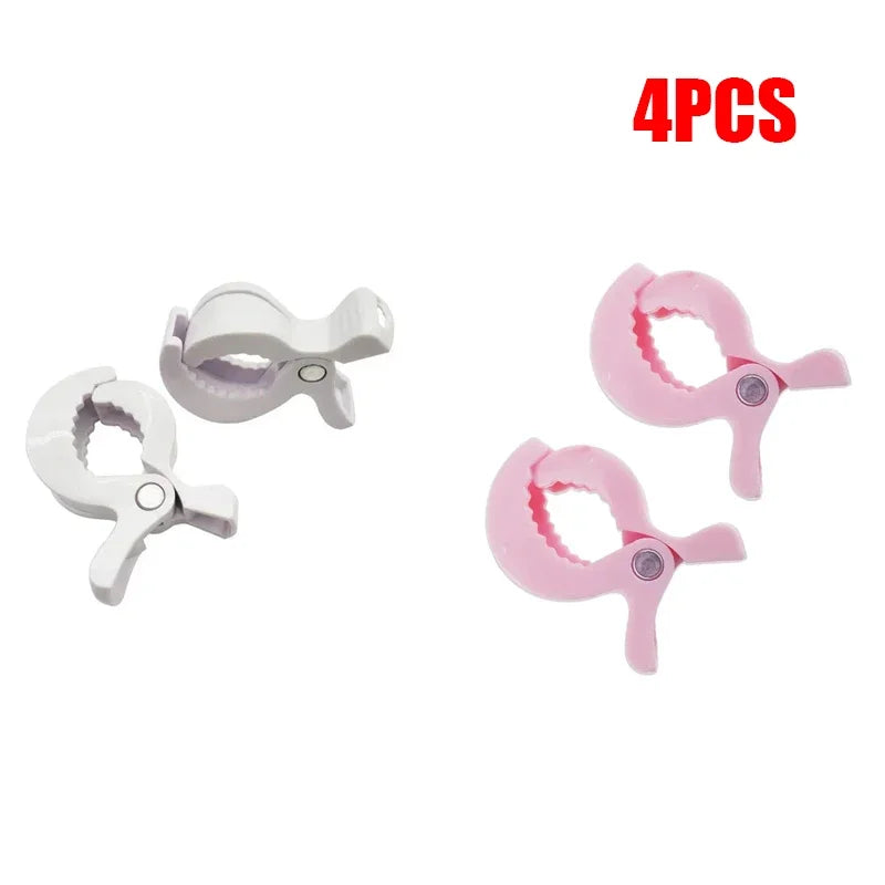 Kinderwagen Clips Zange – 2er/4er Set Multifunktionshaken Autositz Kinderwagen