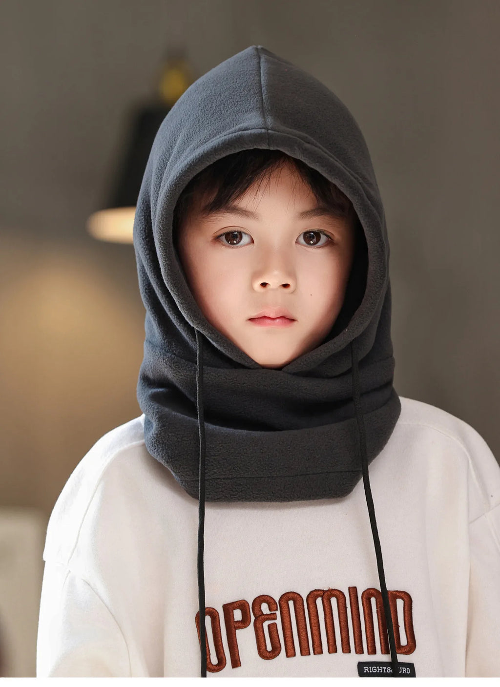 Cagoule Polaire Enfant - Masque, Tour de Cou & Bonnet 3-en-1 Hiver