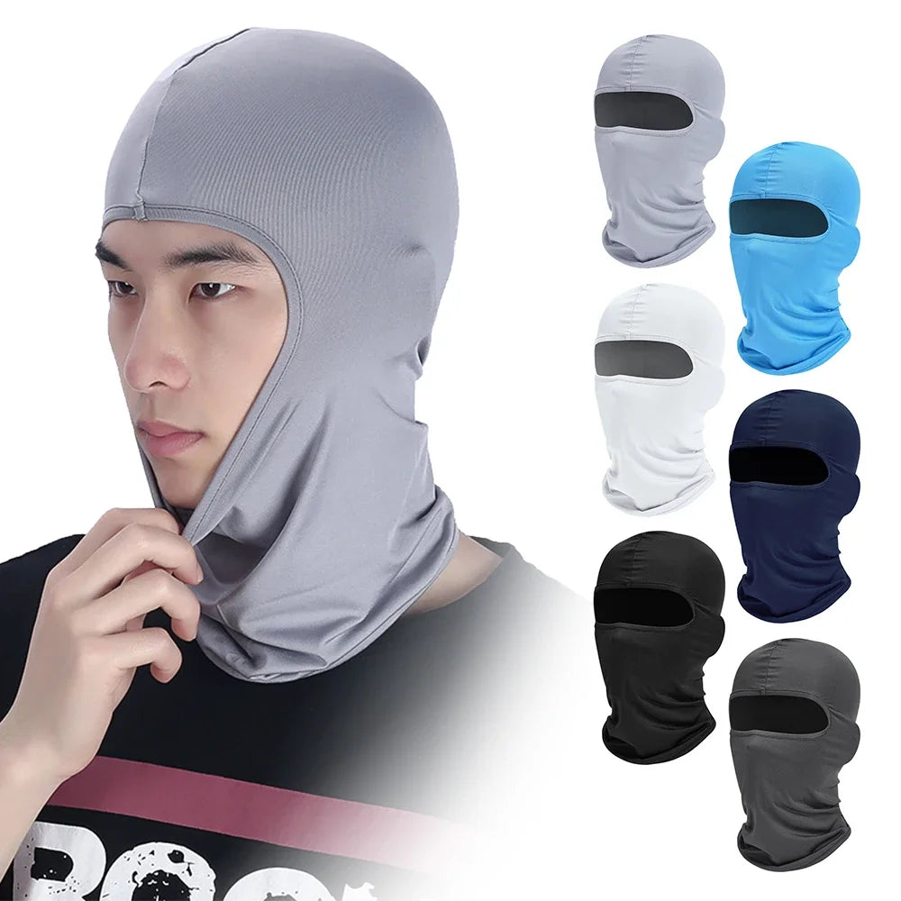 Cagoule Anti-UV Visage Complet - Moto, Vélo, Randonnée & Ski