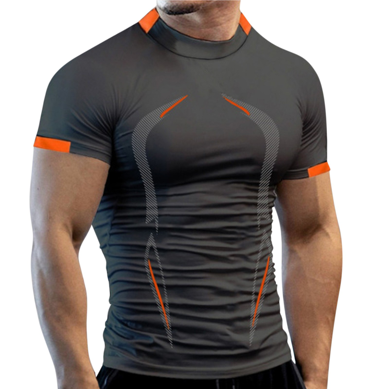 T-Shirt Homme Gym Séchage Rapide Respirant Jogging Training Fitness Running Été Léger Confortable | Tee Shirt Sport Séchage Rapide Premium
