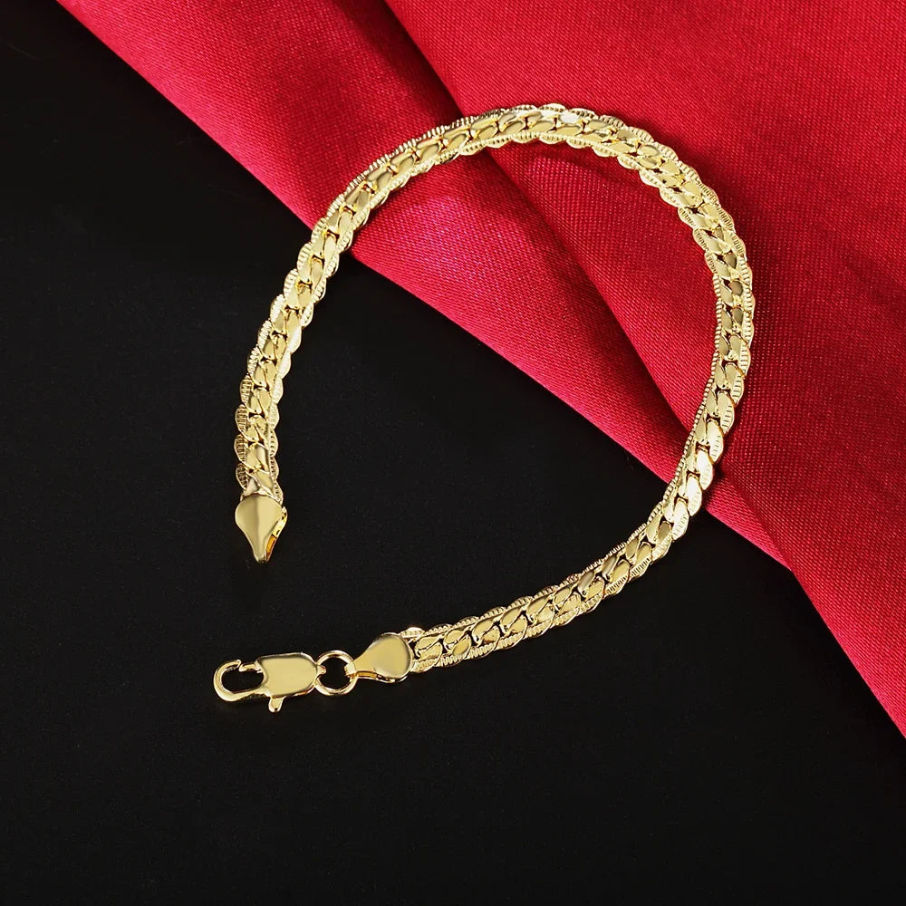 Bracelet Chaîne Torsadée Corde Argent 925 4MM – Unisexe Homme & Femme | Bijou Argent Mode & Élégance Intemporelle | Cadeau Premium