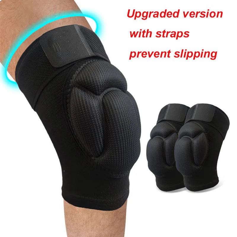 Genouillères Sport Épaissies Unisexe – Protection Élastique Genou | Fitness, Basketball & Volleyball | Anti-Chocs