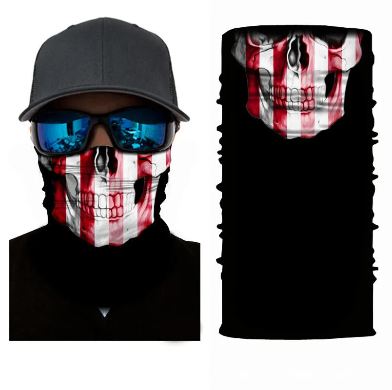 Tour de Cou Cagoule Multifonction – Bandana Sans Couture Coupe-Vent | Vélo, Ski, Moto, Randonnée & Snowboard