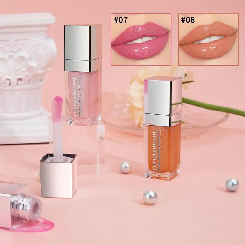Huile à Lèvres Changeante de Couleur – Jelly Crystal Nacrée | Hydratante & Nourrissante
