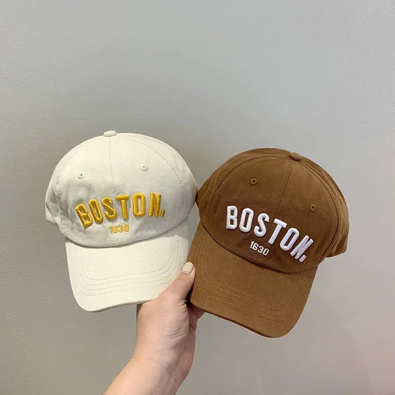Casquette Baseball Enfant Brodée Lettre Unisexe – Bob Soleil Réglable Printemps Été Garçon Fille Bébé