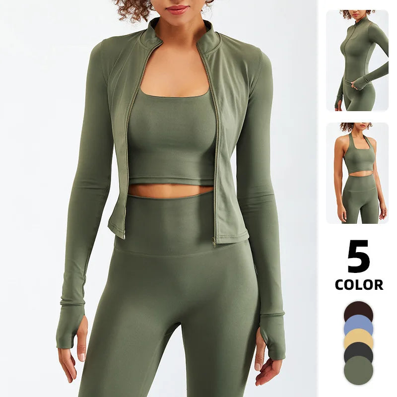 Ensemble Sport Yoga Femme 2 ou 3 Pièces Taille Haute – Doux, Respirant & Gainant | Gym, Fitness & Running | Survêtement Tendance