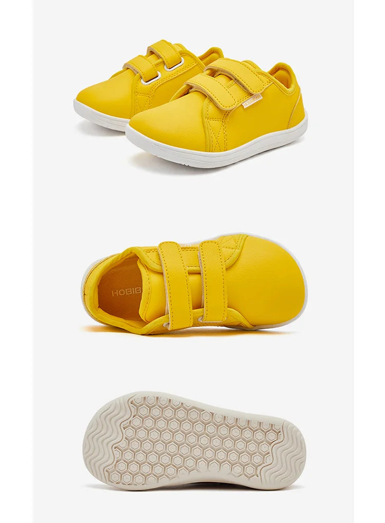 Chaussures Pieds Nus Enfant HOBIBEAR – Sneakers Minimalistes Bout Large Légères Garçon Fille