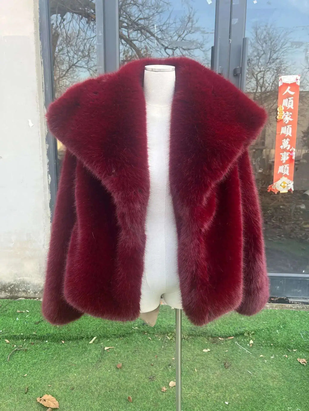 Damen Cardigan Reverskragen Fell Langarm Elegant – Modischer & Schicker Mantel | Herbst Winter