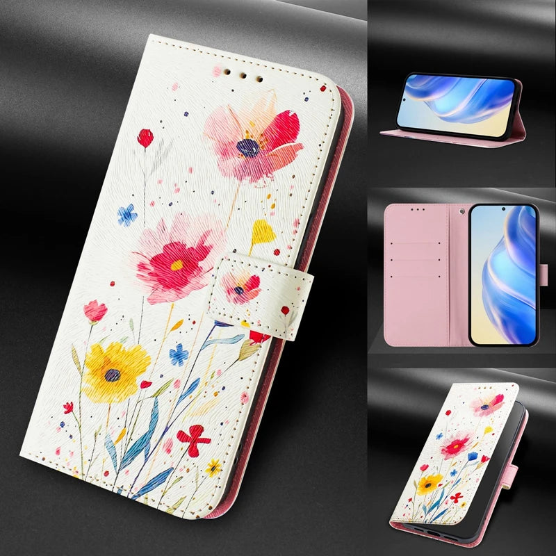 Coque Portefeuille OPPO A5 Pro 5G – Flip Case Cartoon Peint Fantaisie CPH2695