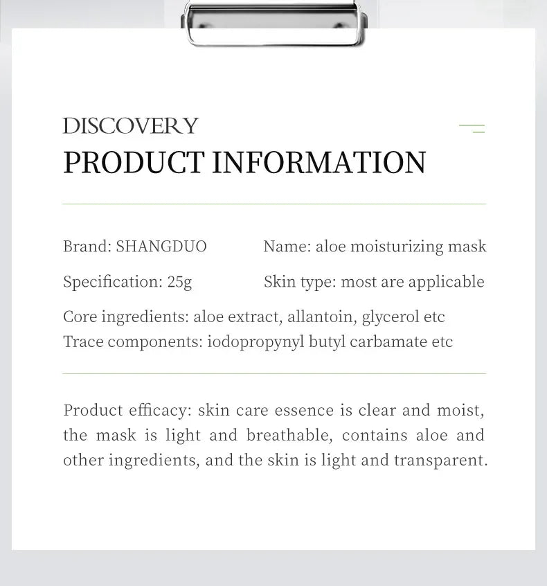 Set 8 Masques Visage Naturels - Hydratation & Fermeté K-Beauty