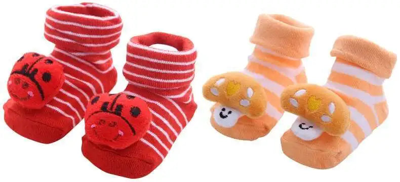 Chaussettes Bébé Unisexe Motifs Animaux Cartoon – Antidérapantes Nouveau-Né Toddler Cadeau Naissance