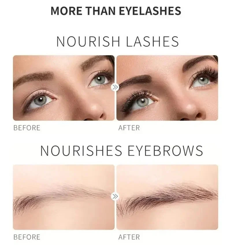 Wimpern- & Brauenwachstumsserum – Schnelleres Wachstum, Dichte & Anti-Haarausfall | Natürliche Pflege für einen intensiven Blick
