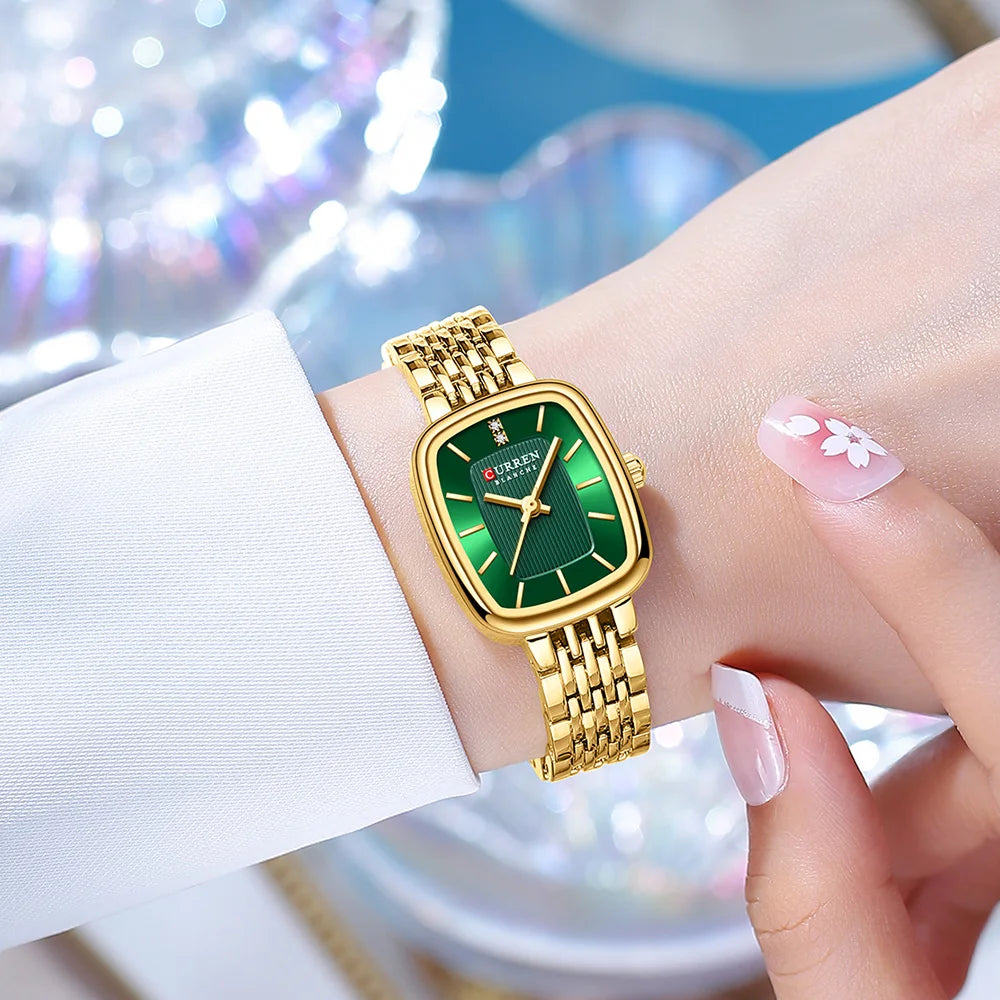 Montre Femme CURREN Dress Fashion Quartz – Bracelet Acier Simple Élégante Intemporelle