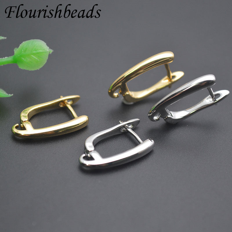 Ohrhaken Ohrringe 18k Gold Anlaufgeschützt Packung 30 Stk. – Glattes Premium-Finish | DIY Schmuck Zubehör für Hochzeit, Weihnachten & Bastelarbeiten