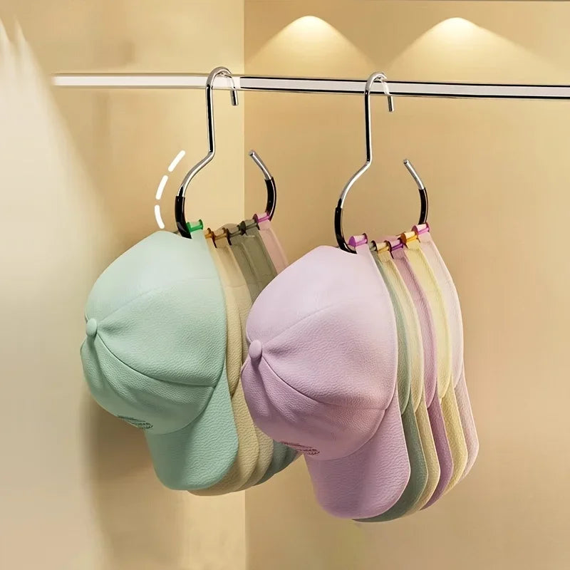 Crochet Porte-Manteau Multifonction – Support Rangement Chapeaux Écharpes Sacs Sans Déformation