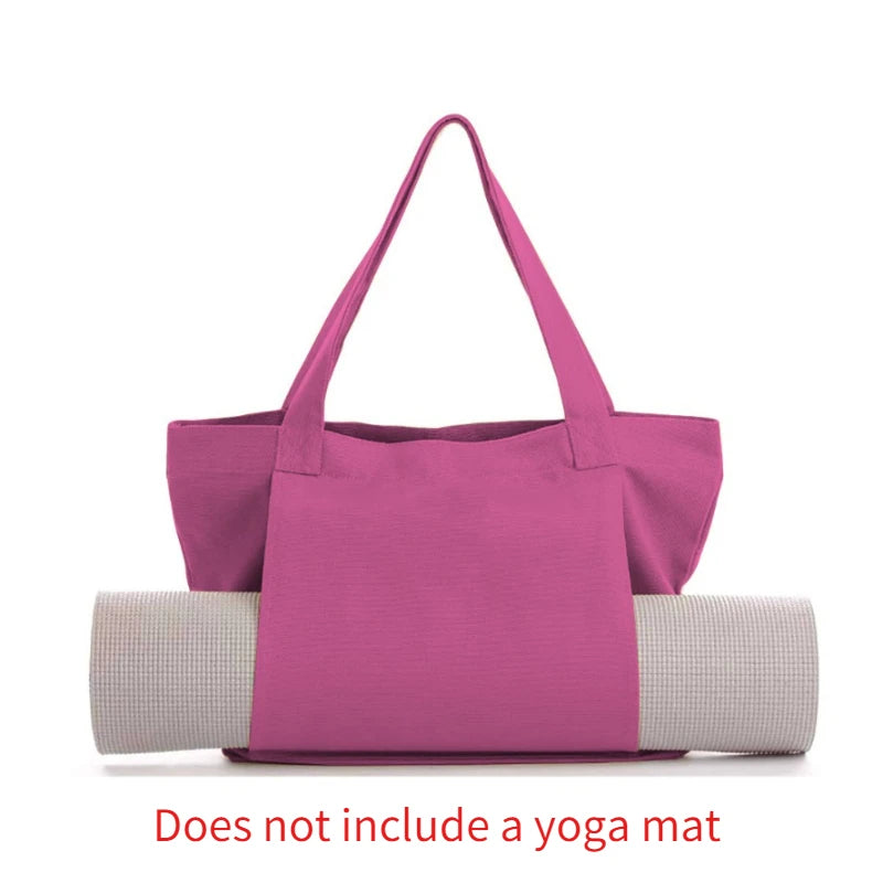 Yoga-Tasche Canvas Große Kapazität – Tragbar Fitness Pilates Outdoor Übung