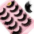 Faux Cils Cat Eye 3D – Lot 5 Paires | Manga Wispy Naturels Courbe D