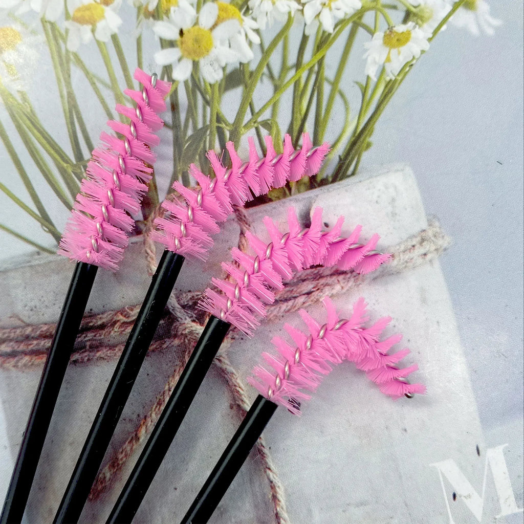 Brosses Mascara & Extension Cils – Lot 150 ou 300 Pcs | Spoolies Sourcils & Maquillage