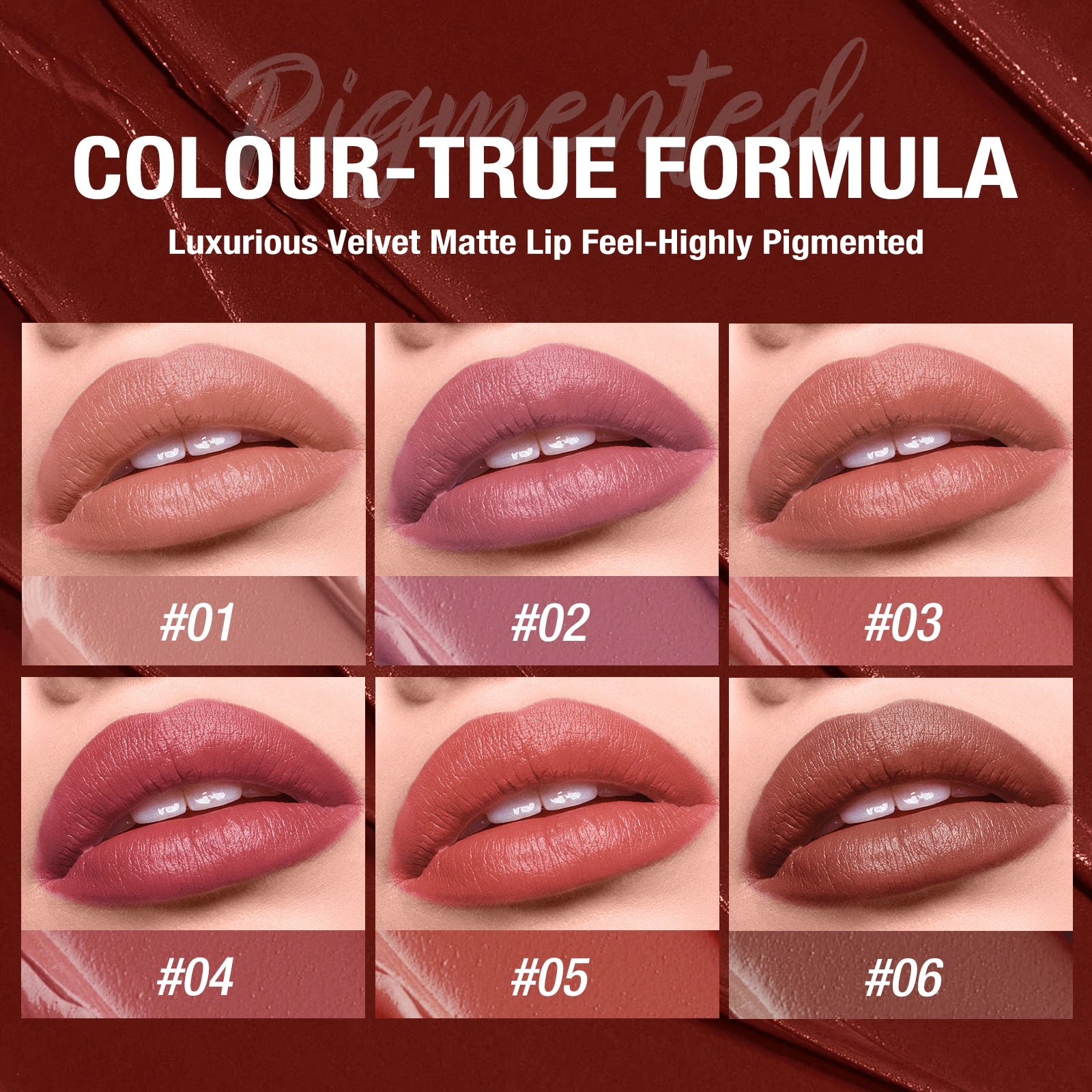 Rouge à Lèvres Mat Hydratant – Stylo Rotatif Facile à Appliquer | Waterproof Longue Tenue
