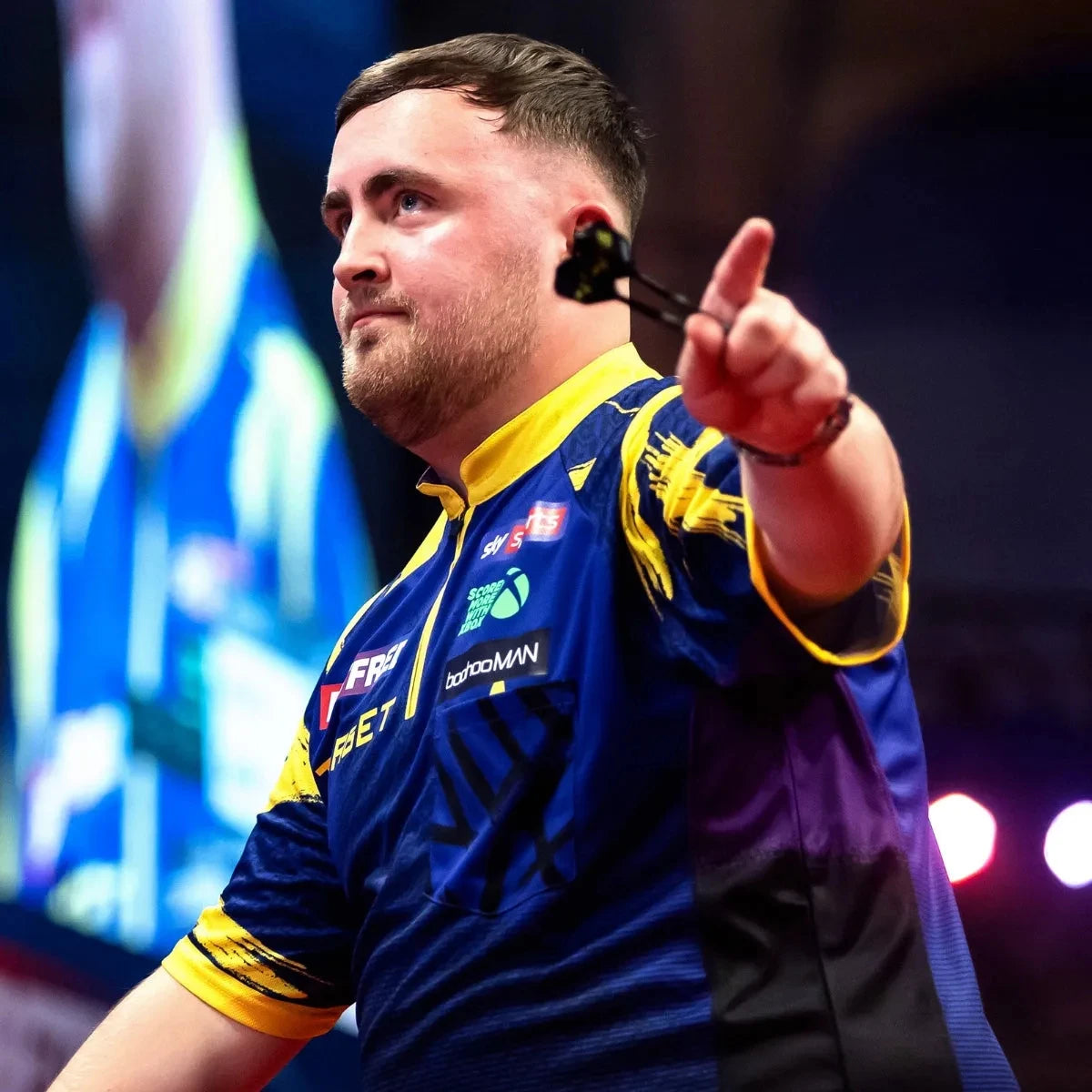 T-Shirt Fan Luke Littler "The Nuke" PDC Darts 2026 – Maillot Imprimé 3D Manches Courtes Homme