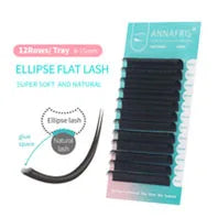 Extensions Cils Individuels ANNAFRIS Korean PBT 8-25mm – Matte Naturel Faux Vison | Fournitures Lashes Professionnel
