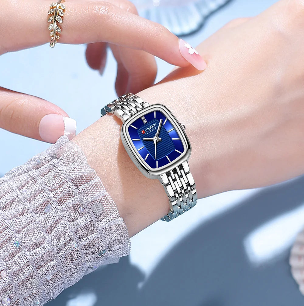 Montre Femme CURREN Dress Fashion Quartz – Bracelet Acier Simple Élégante Intemporelle
