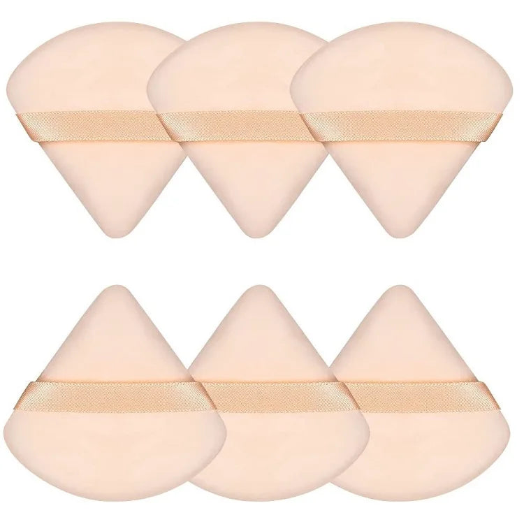 Éponges Triangle Puff Maquillage – Lot 10 Pcs | Blender Poudre & Fond de Teint