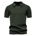 Polo Homme Été Respirant Manches Courtes Couleur Unie Casual Stretch Léger Élégant Confortable Intemporel Fashion – Polo Premium Respirant Stretch Été | Mode Homme Polo Premium Été