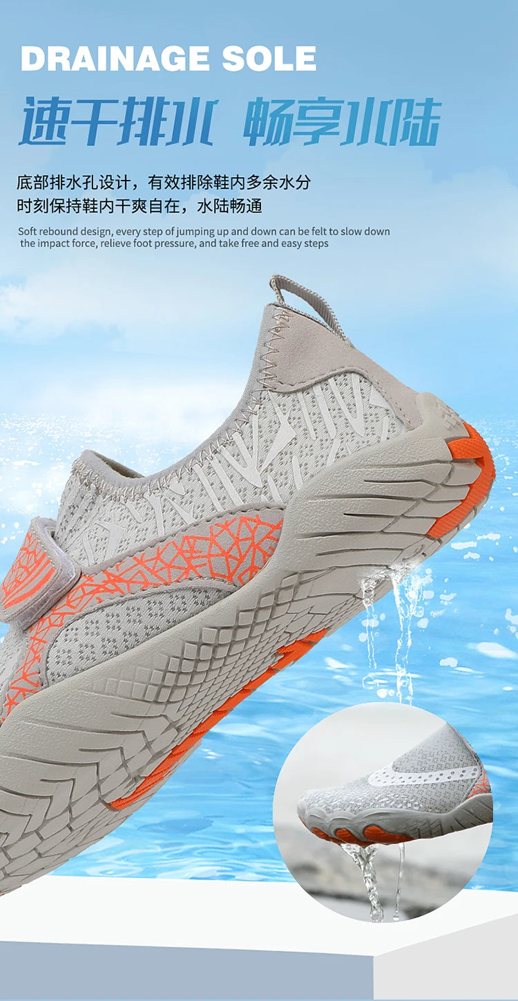 Chaussures Aquatiques Antidérapantes Unisexe – Plage, Natation & Yoga | Grande Taille | Fitness, Squat & Outdoor Été
