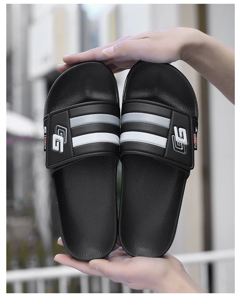 Mules Velcro Homme Légères Plage Grande Taille – Slides Soft Casual Clog Été