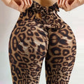 High-Waist Schmetterling Yoga Leggings Po-Lifting - Bedruckt Knoten Bandage Fitness & Sport Damen